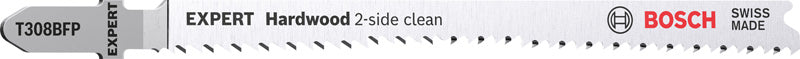 EXPERT ‘Hardwood 2-side clean’ T 308 BFP Stichsägeblatt, 3 Stück