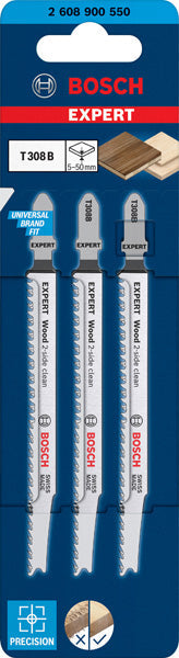 EXPERT ‘Wood 2-side clean’ T 308 B Stichsägeblatt, 3 Stück