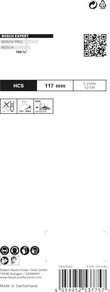 EXPERT ‘Wood 2-side clean’ T 308 B Stichsägeblatt, 5 Stück