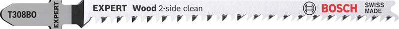 EXPERT ‘Wood 2-side clean’ T 308 BO Stichsägeblatt, 3 Stück