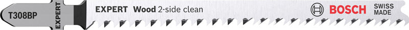 EXPERT ‘Wood 2-side clean’ T 308 BP Stichsägeblatt, 5 Stück
