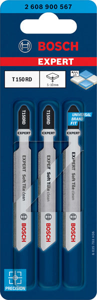 EXPERT ‘Soft Tile Clean’ T 150 RD, Stichsägeblatt, 3 Stück