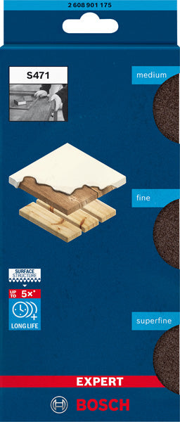 EXPERT S471 Standard Schleifblock, 26 x 69 x 97 mm, M / F / SF, 3 Stk.