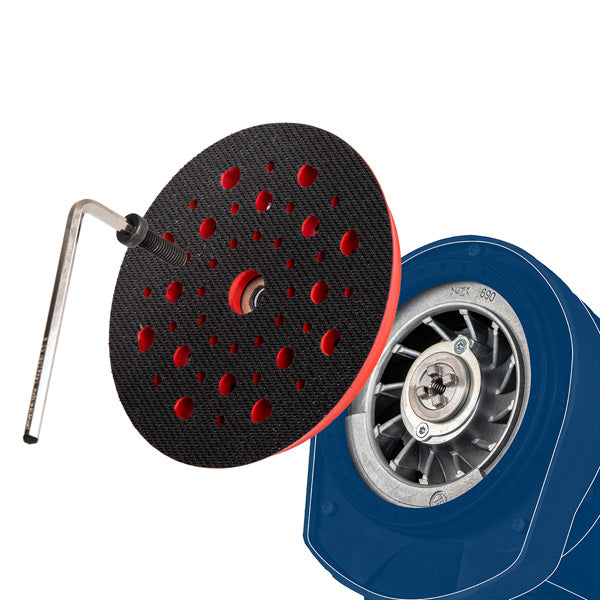 EXPERT Universal-Multi-Loch-Schleifteller, 125 mm, mittel