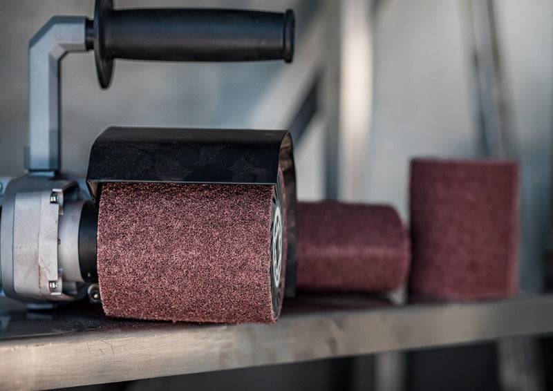 EXPERT N470 Schleifhülse für Satinierer, 100 x 290 mm, 90 mm, fein, 10 Stk.