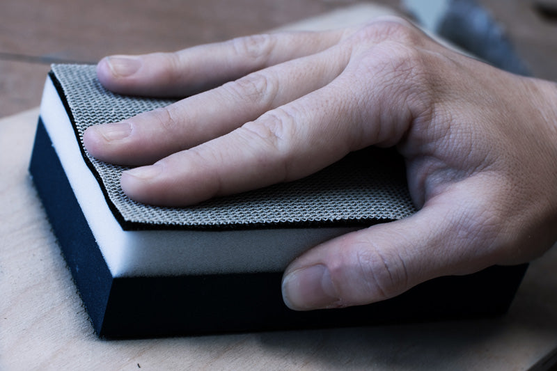 EXPERT Dual Density Set: Handschleifblock und Schleifnetz, 80x133 mm