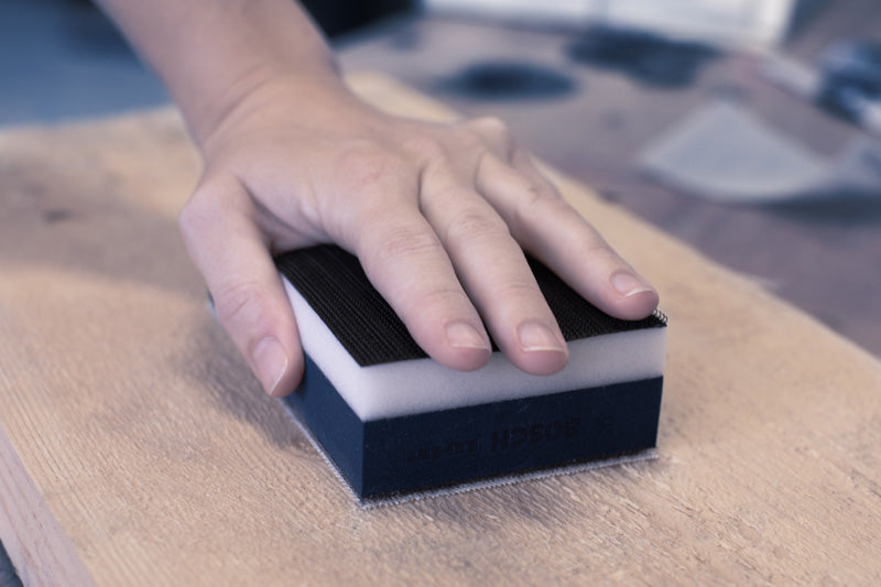 EXPERT Dual Density Set: Handschleifblock und Schleifnetz, 80x133 mm