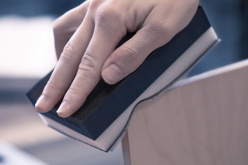 EXPERT Dual Density Set: Handschleifblock und Schleifnetz, 80x133 mm