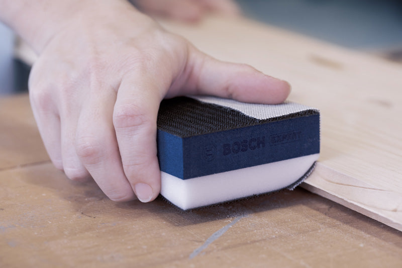 EXPERT Dual Density Set: Handschleifblock und Schleifnetz, 80x133 mm