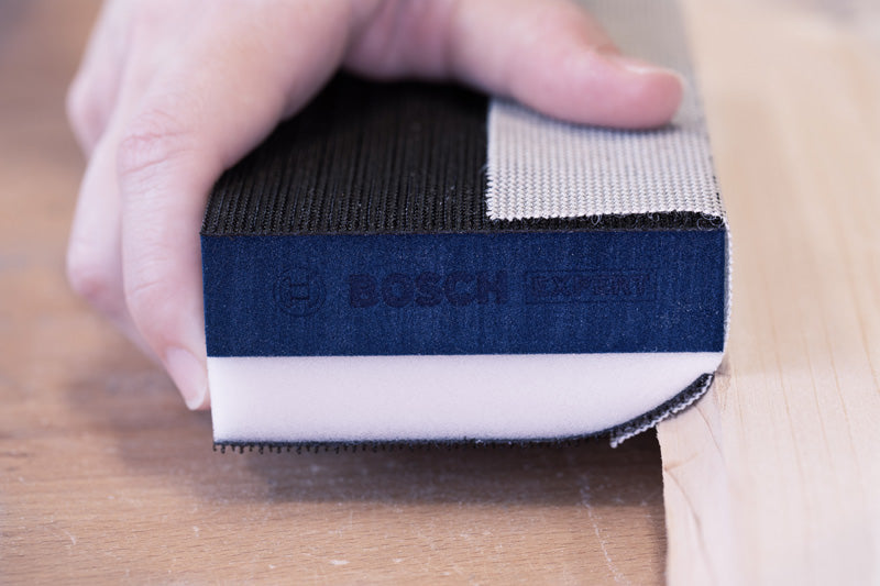 EXPERT Dual Density Set: Handschleifblock und Schleifnetz, 80x133 mm