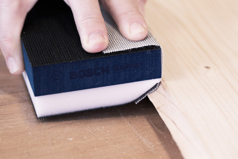 EXPERT Dual Density Set: Handschleifblock und Schleifnetz, 80x133 mm