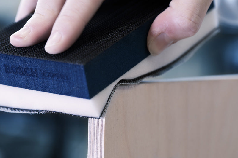 EXPERT Dual Density Set: Handschleifblock und Schleifnetz, 80x133 mm