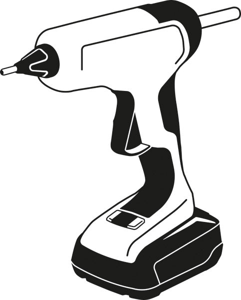 Schmelzkleber, 11 x 200 mm, 500 g, schwarz