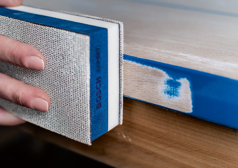 EXPERT Dual Density Set: Handschleifblock und Schleifnetz, 80x133 mm