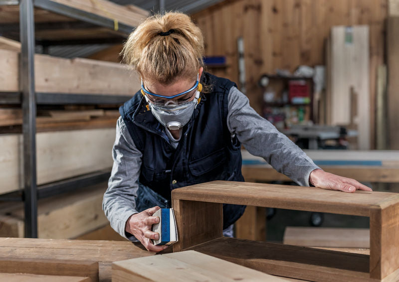 EXPERT Dual Density Set: Handschleifblock und Schleifnetz, 80x133 mm