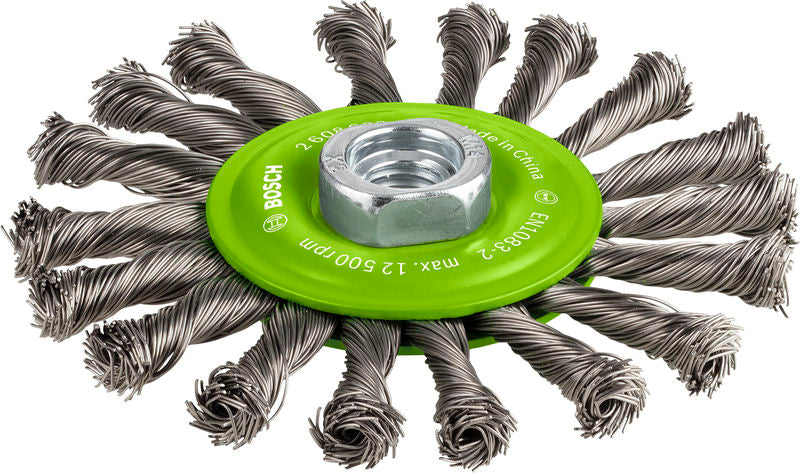 PRO Stainless Steel heavy Scheibenbürste, 115 x 0,5 mm, Gewinde