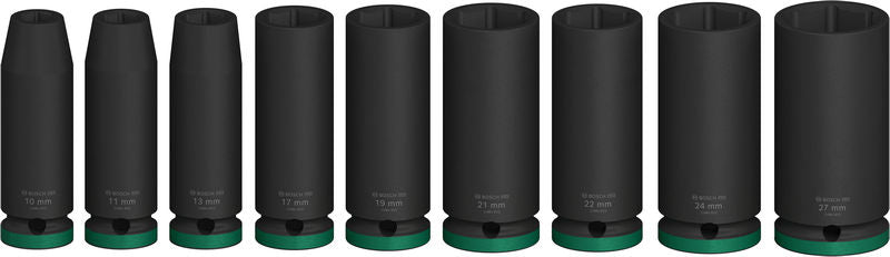 PRO Impact Steckschlüsselsatz Set, 1/2", tief, 9?tlg.