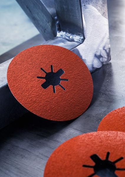 EXPERT R782 Prisma Ceramic Fiberscheibe, X-LOCK, 125 mm, 22,23 mm, K 120, 5-tlg.