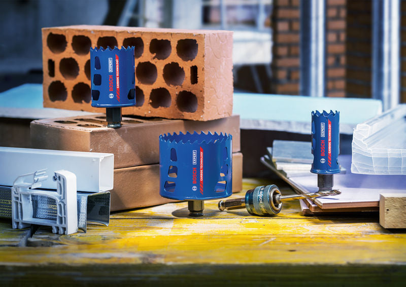 EXPERT Tough Material Lochsäge-Starter-Set, 68 x 60 mm