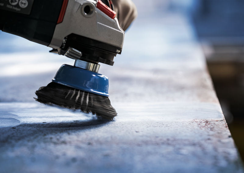 PRO Metal heavy Topfbürste, 75 x 0,5 mm, Gewinde