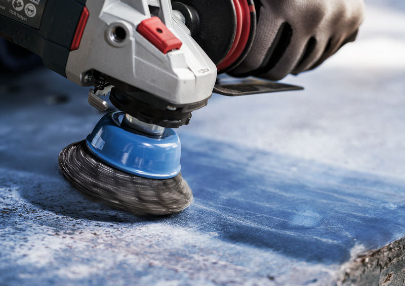 PRO Metal heavy Topfbürste, 75 x 0,5 mm, Gewinde