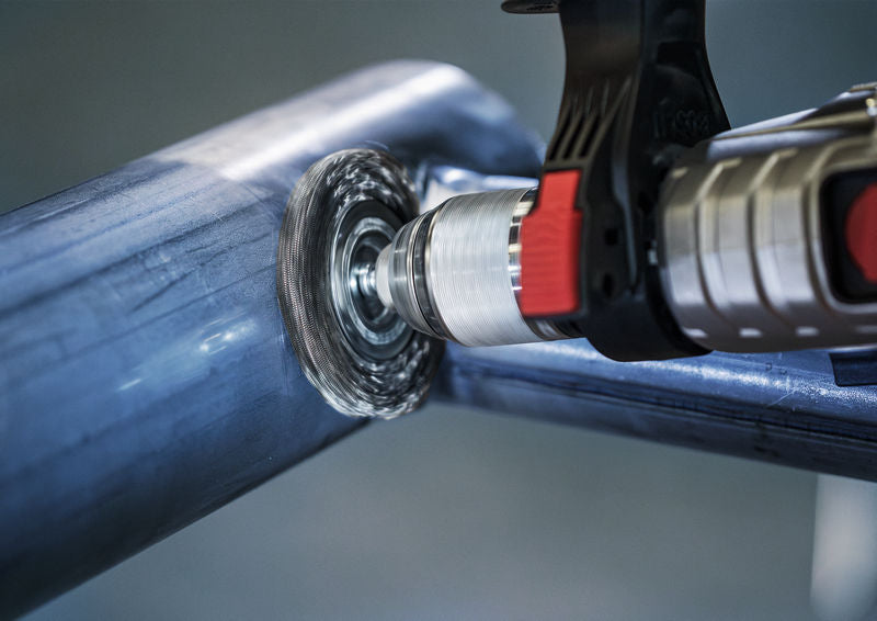 PRO Metal clean Scheibenbürste, gerader Schaft, 75 x 0,2 mm