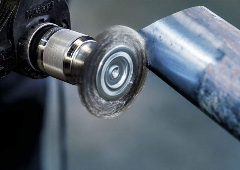 PRO Metal clean Scheibenbürste, gerader Schaft, 50 x 0,2 mm