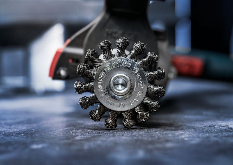 PRO Metal clean Scheibenbürste, gerader Schaft, 50 x 0,3 mm