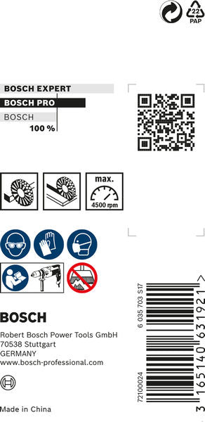 PRO Metal clean Scheibenbürste, gerader Schaft, 50 x 0,3 mm