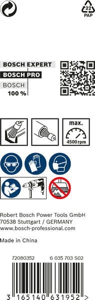 PRO Metal heavy Pinselbürste, gerader Schaft, 10 x 0,35 mm