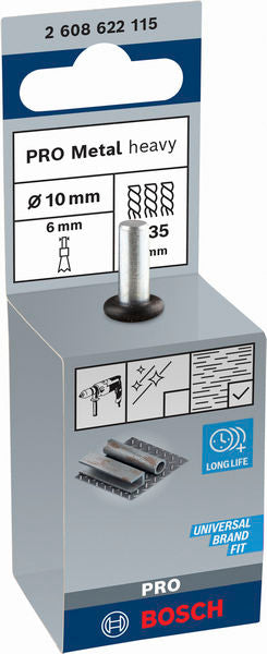 PRO Metal heavy Pinselbürste, gerader Schaft, 10 x 0,35 mm