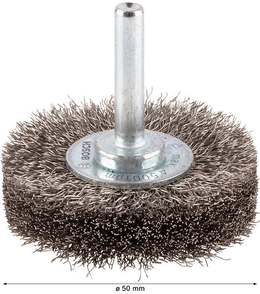 PRO Stainless Steel clean Scheibenbürste, gerader Schaft, 50 x 0,2 mm