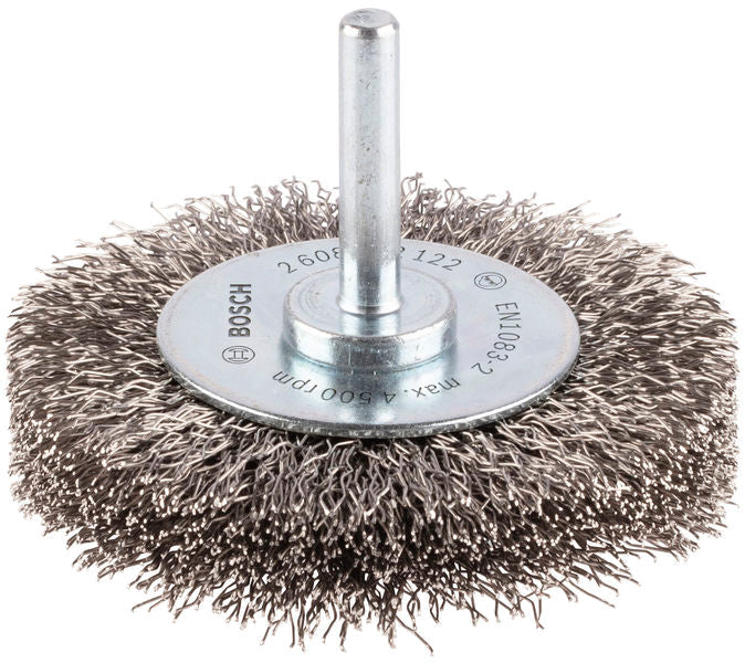 PRO Stainless Steel clean Scheibenbürste, gerader Schaft, 70 x 0,3 mm