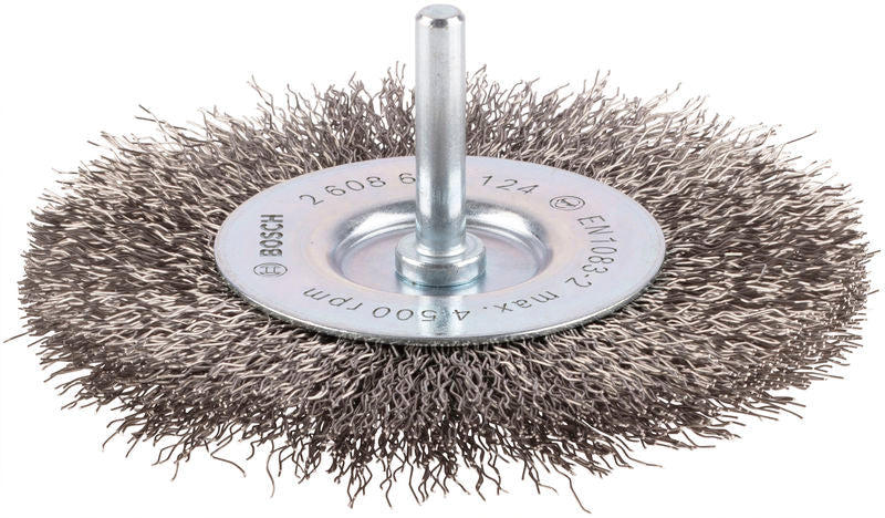 PRO Stainless Steel clean Scheibenbürste, gerader Schaft, 100 x 0,3 mm