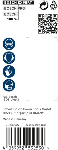 EXPERT SDS plus-7X Hammerbohrer, 6 x 50 x 115 mm, 30-tlg