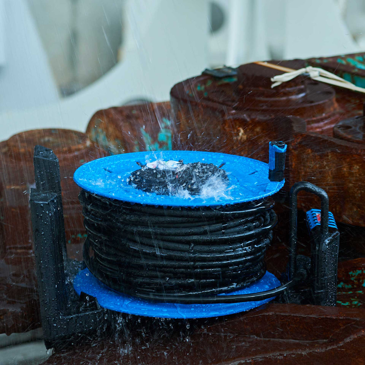 Vollkunststoff-Kabeltrommel Generation 7 Champion 40 m H07RN-F 3G2,5 IP54 Ø290 mm