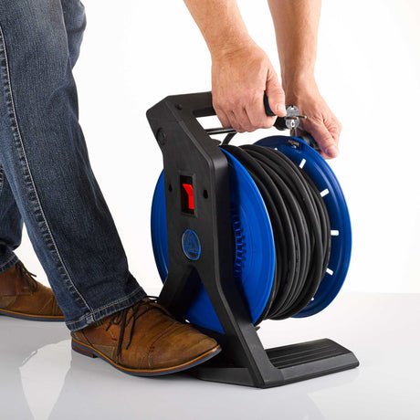 Vollkunststoff-Kabeltrommel Generation 7 Champion 50 m H07RN-F 3G1,5 IP54 Ø290 mm