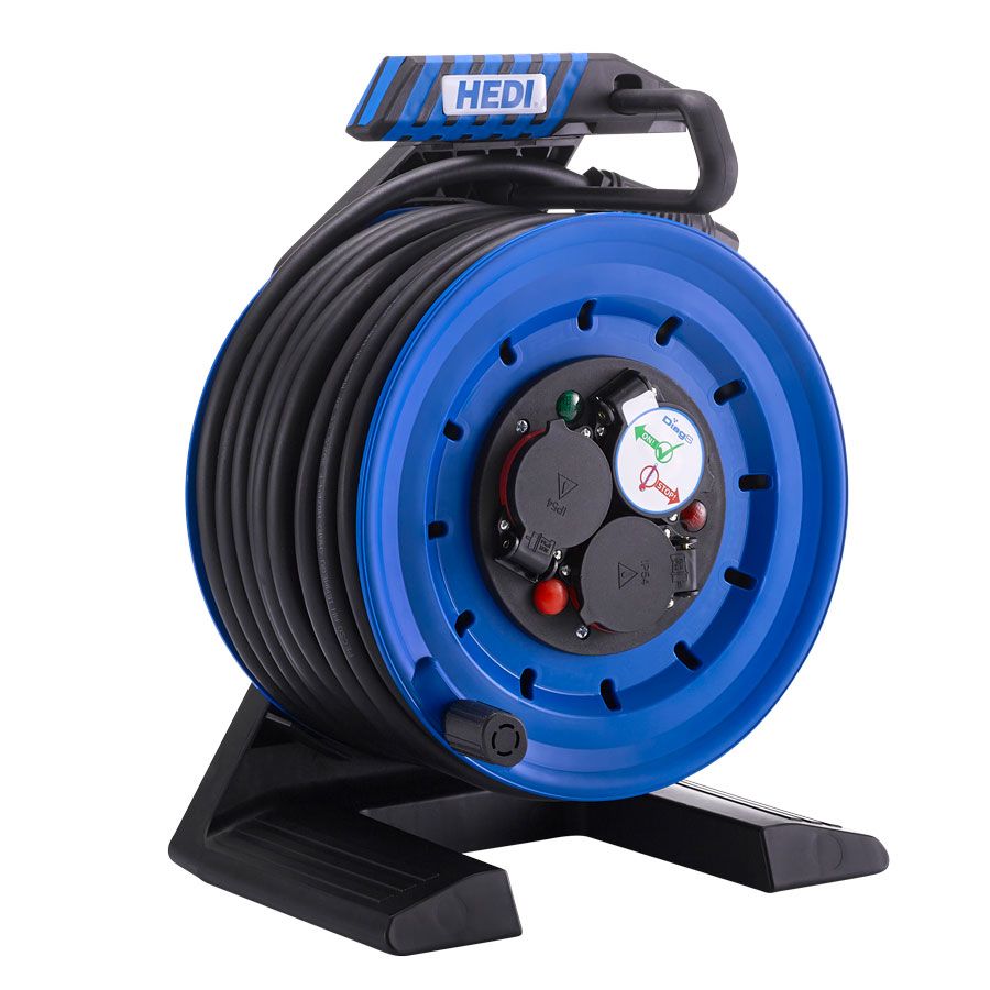 Vollkunststoff-Kabeltrommel Generation 7 Companion 30 m H07RN-F 3G2,5 IP44 Ø250 mm