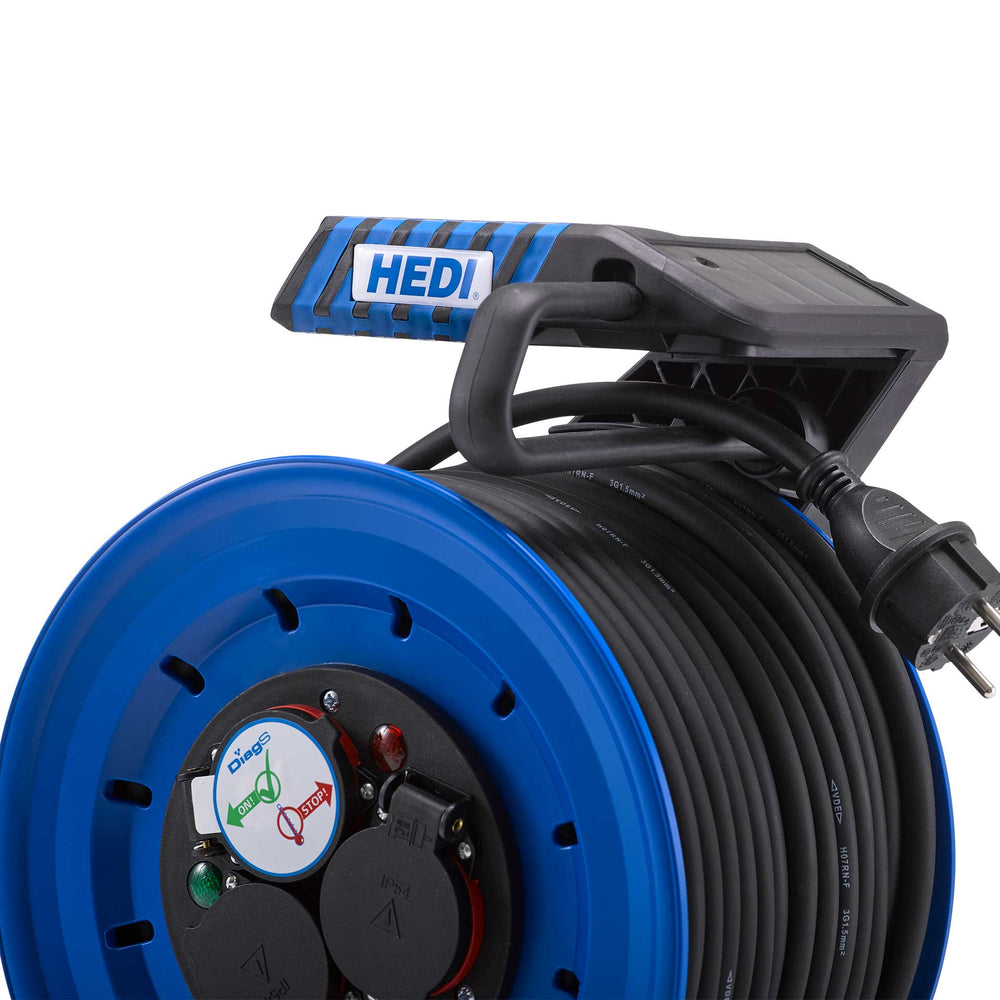 Vollkunststoff-Kabeltrommel Generation 7 Companion 30 m H07RN-F 3G2,5 IP44 Ø250 mm