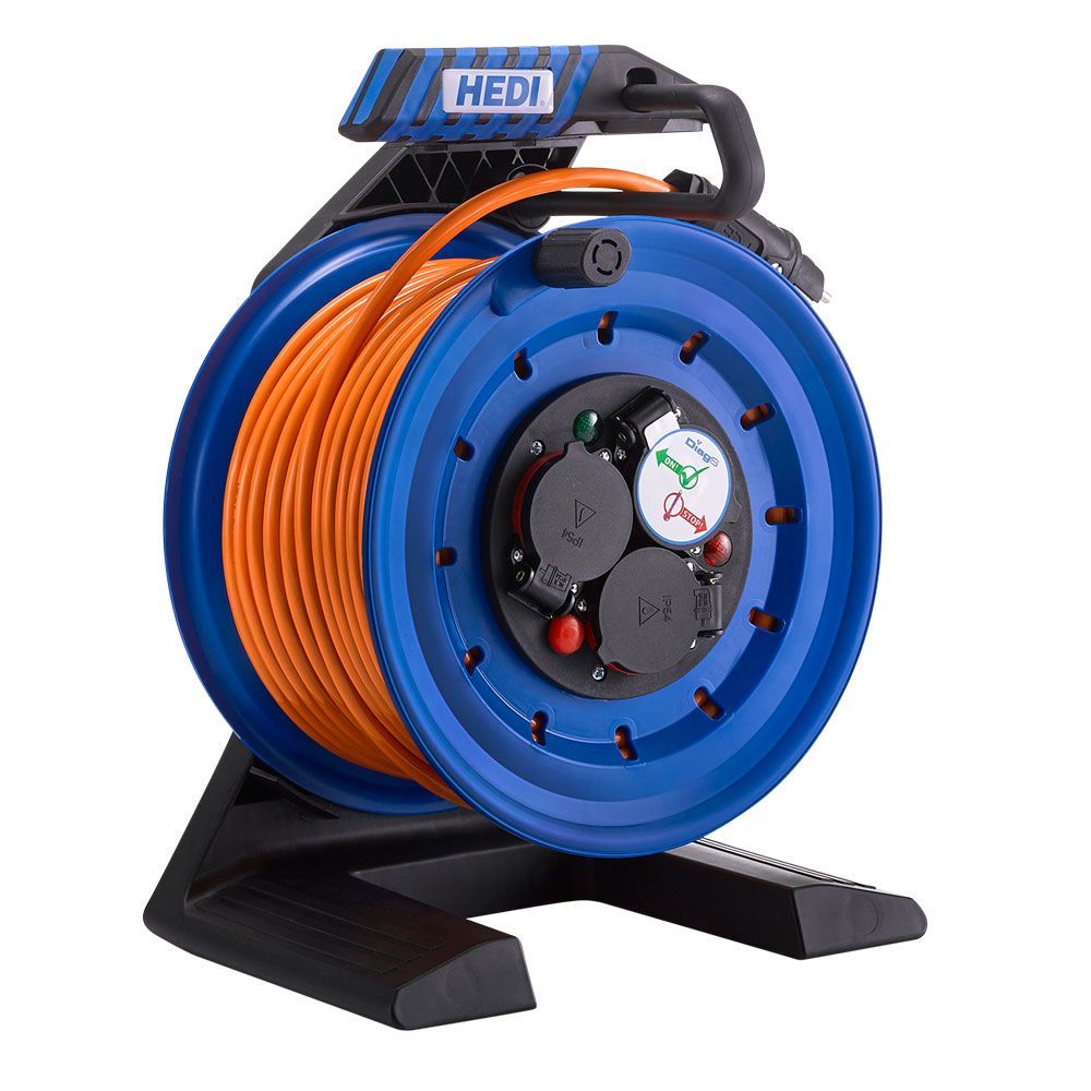 Vollkunststoff-Kabeltrommel Generation 7 Companion 30 m H07BQ-F 3G2,5 IP44 Ø250 mm