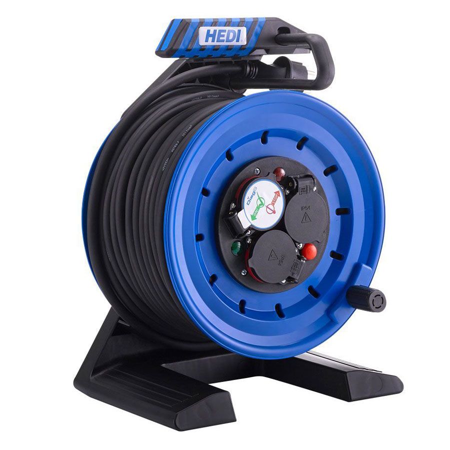 Vollkunststoff-Kabeltrommel Generation 7 Companion 40 m H07RN-F 3G1,5 IP44 Ø250 mm