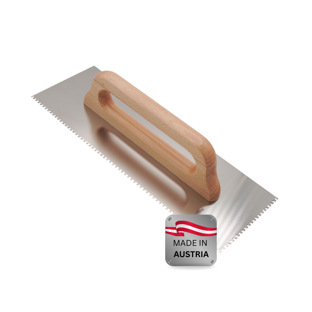 Kompakte Zahnkelle aus Edelstahl – Naturholzgriff – E4 bis E12