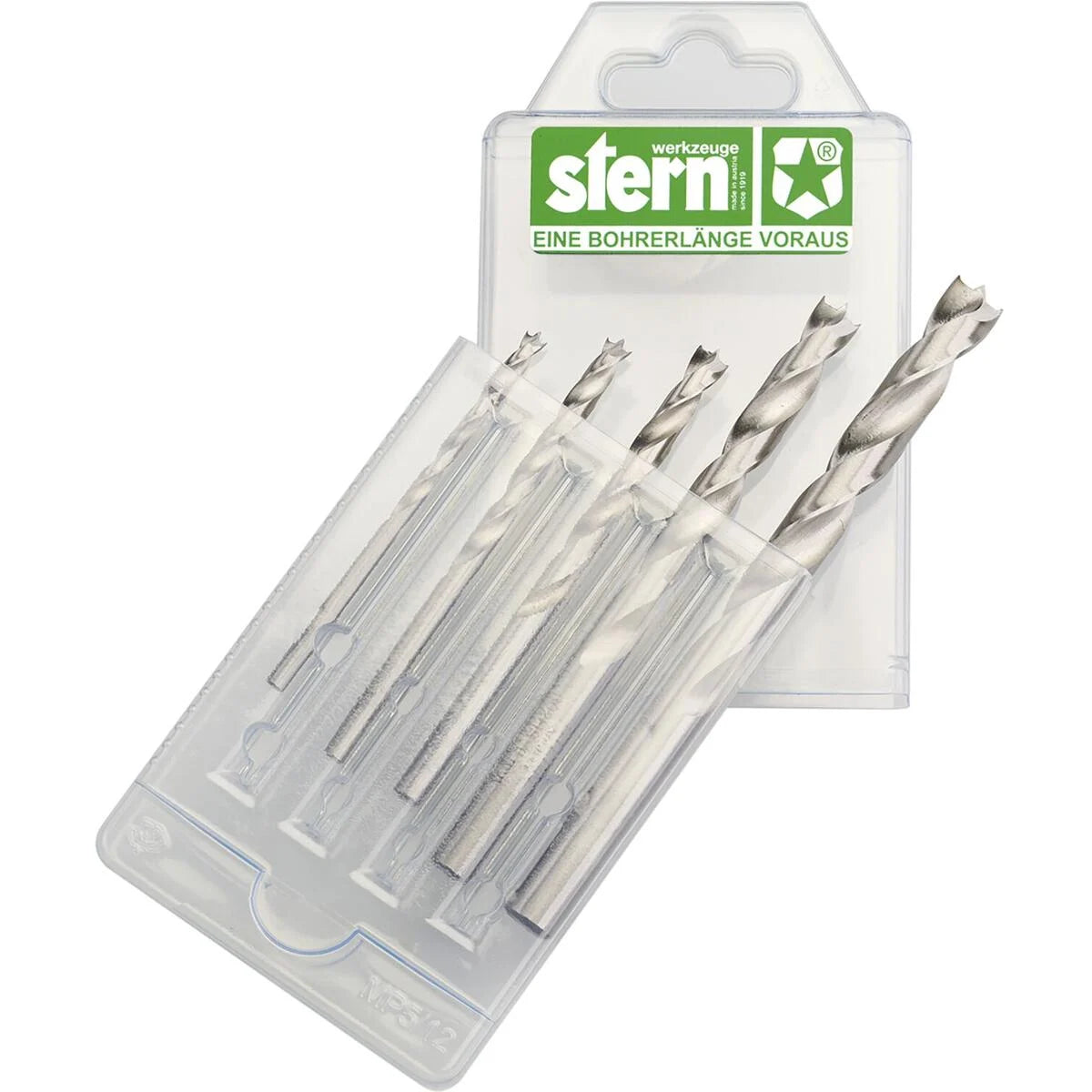 Profi Holzspiralbohrer HSS – 7-teilig – Zwei Hauptschneiden & Vorschneider – Zentrierspitze