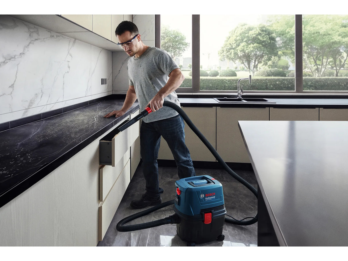 Nass- & Trockensauger Profi – Bosch GAS 15 PS – Filterreinigung – Blasfunktion