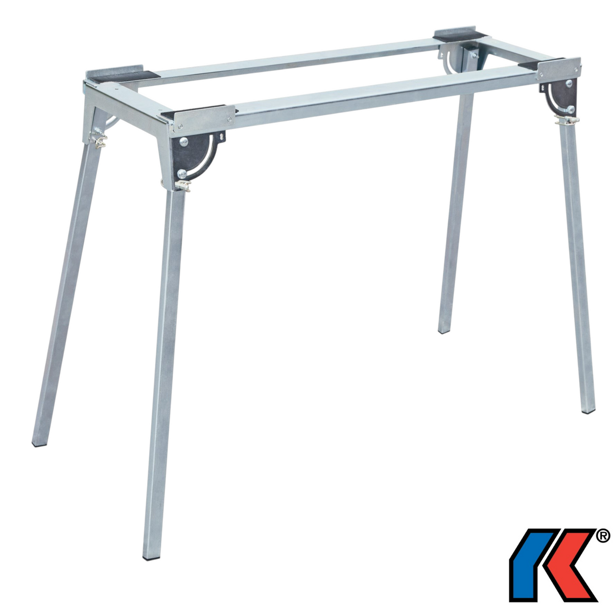 Werkfit Arbeitstisch für TopLine aus verzinktem Stahl, stabiles Untergestell mit 1000 x 320 x 800 mm
