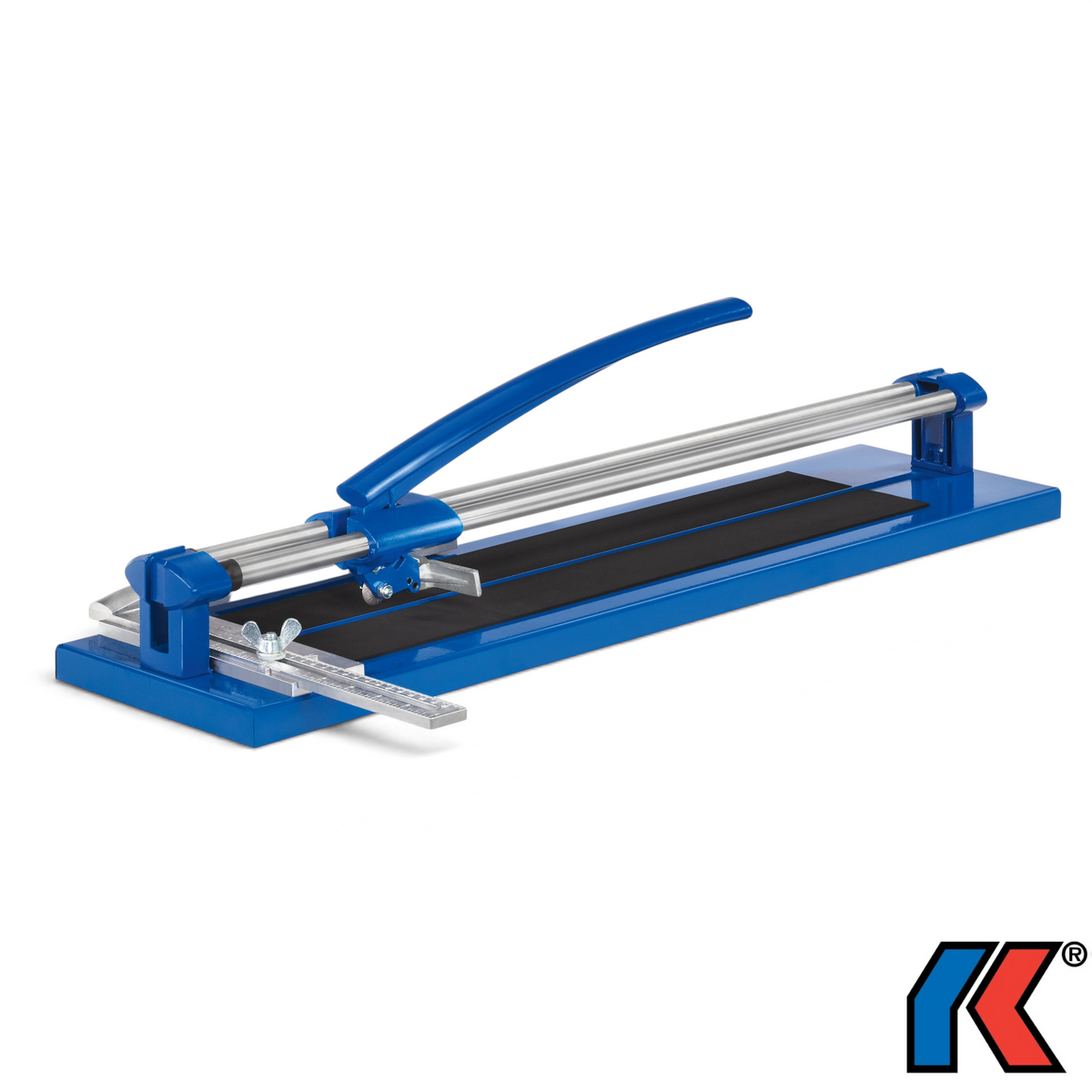 Werkfit Kaufmann Fliesenschneidmaschine SUPERFLIES 600 mm in Blau mit Führungsschiene und präzisem Schneidrad