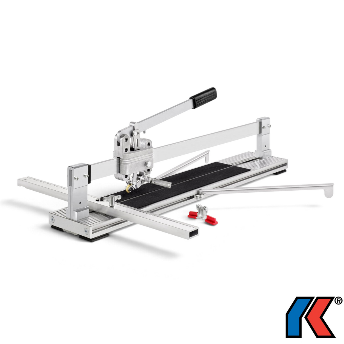 Werkfit Kaufmann Fliesenschneidmaschine SUPERLINE aus Aluminium mit präzisem Schneidrad für professionelle Fliesen