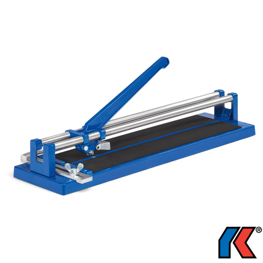 Werkfit Kaufmann Fliesenschneidmaschine UNIFLIES 440 mm mit blauer Basis und präziser Führungsschiene