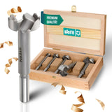 Forstnerbohrer Set Holz – STERN 5-teilig Ø 15–35 mm – Für Hartholz & Weichholz – Profi Qualität