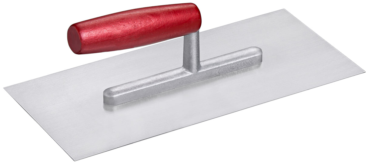 Glättekelle mit balligem Holzgriff